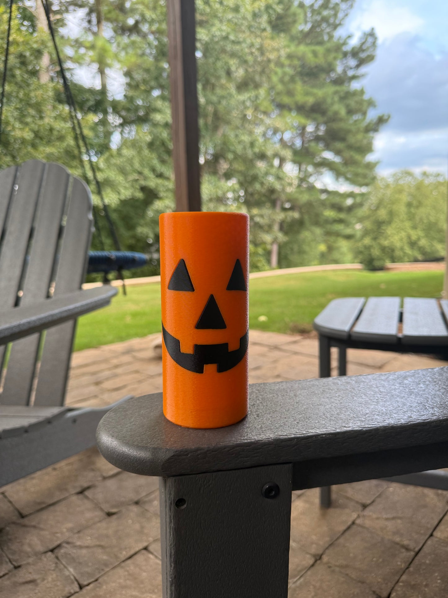 Pumpkin Can Cooler – 12oz (Tall Can) Halloween Drink Sleeve