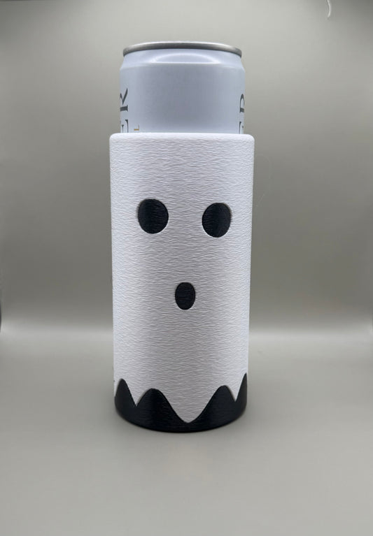 Ghost Can Cooler – 12oz (Tall Can) Halloween Drink Sleeve