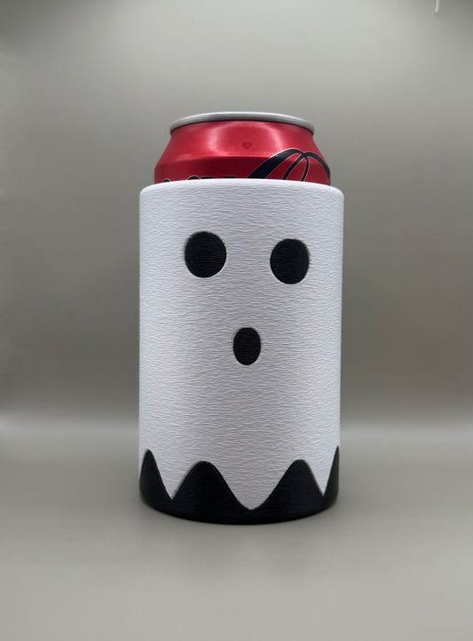 Ghost Can Cooler – 12oz Halloween Drink Sleeve